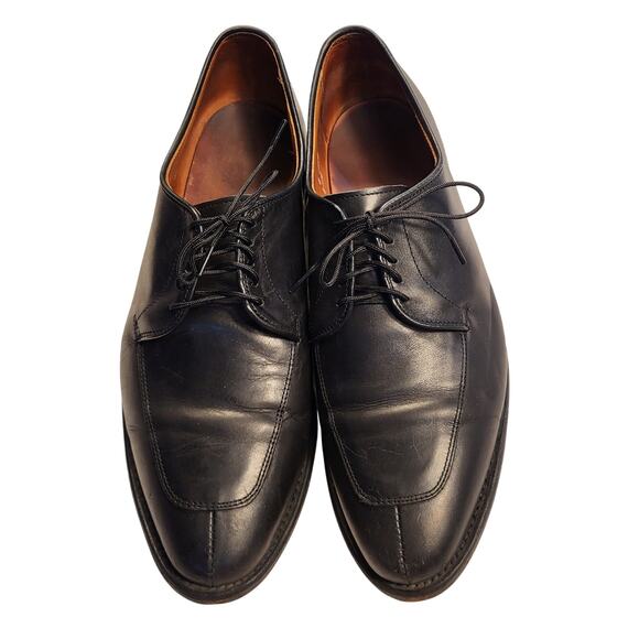 Allen Edmonds Delray black leather split-toe blucher dress shoes size 10 main image 7